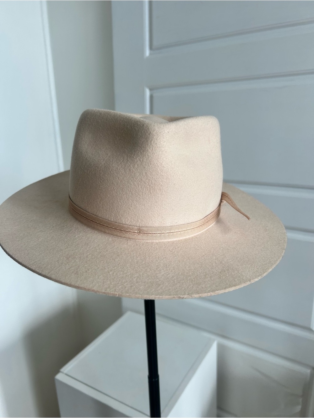 Lack of Color Ivory Rancher 100% Australian Wool Fedora Hat M 57cm